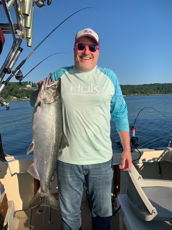 Traverse City King Salmon Fishing Reelin Leland Fishing Charters